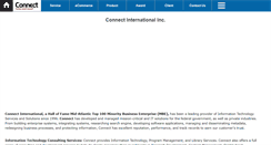 Desktop Screenshot of connectintl.com