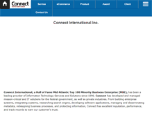 Tablet Screenshot of connectintl.com